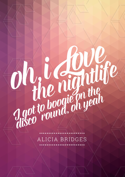 I love the nightlife Easil